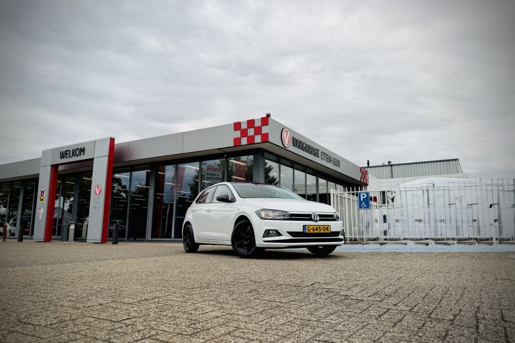 Volkswagen Polo 1.0 Comfortline | AIRCO | CRUISE | BLUETOOTH, Auto's, Stof, Euro 6, Start-stop-systeem, Wit