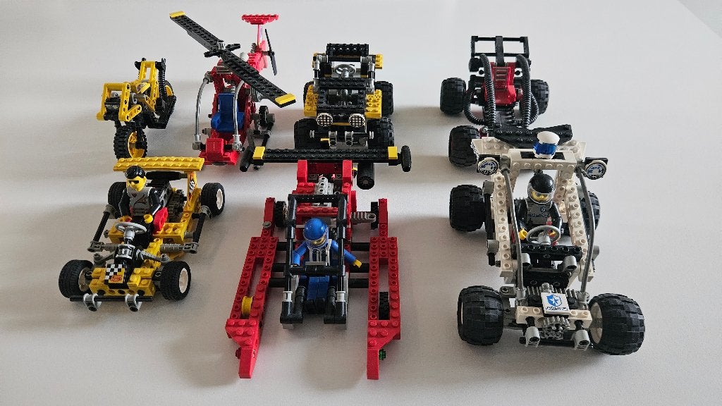 7x Lego Technic sets, Ophalen of Verzenden, Gebruikt, Lego, Technic