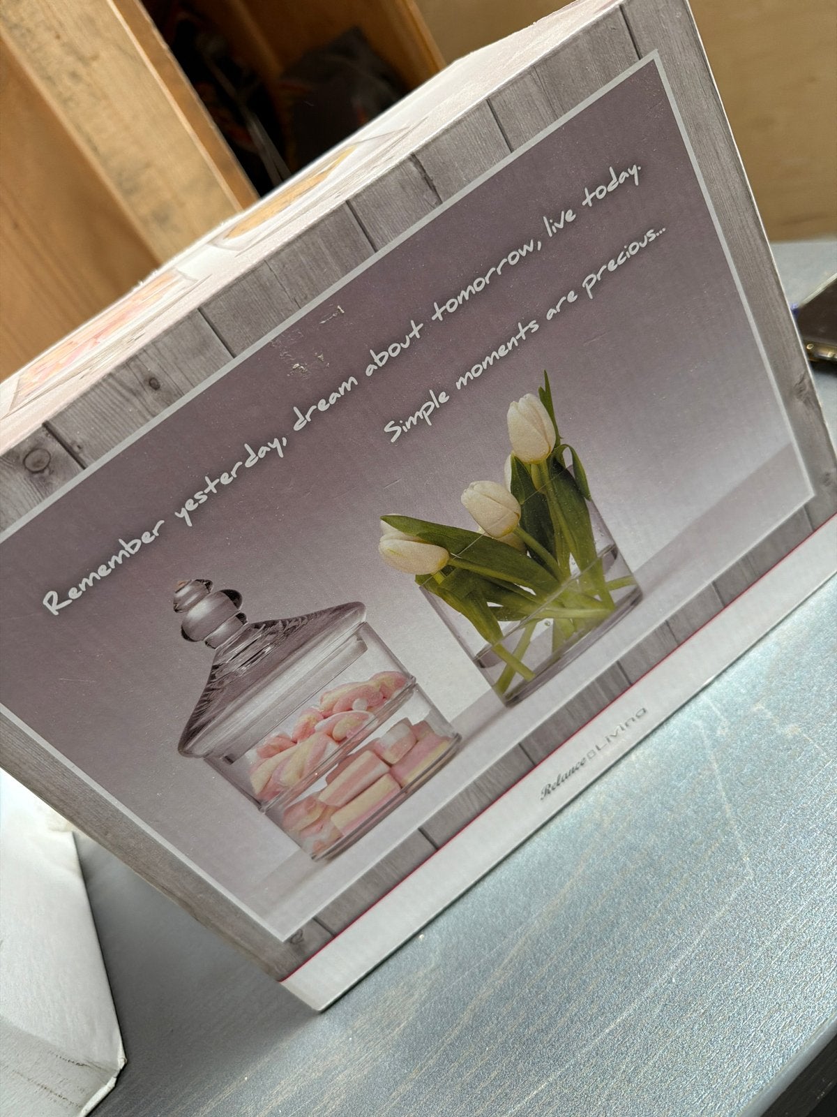 Glazen voorraadpotten set van 2 - Nieuw in doos, Ophalen, Nieuw, Glas, Modern
