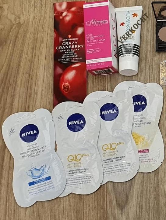 6 Gezichtsmaskers nivea, dr.v.d.Hoog, skin chemists, Ophalen of Verzenden, Nieuw, Gehele gezicht, Verzorging