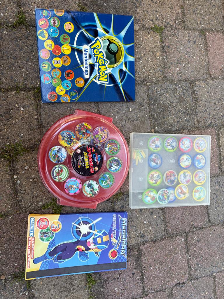 Pokémon en MegaMan Flippo's / Pogs Collectie, Hobby en Vrije tijd, Verzamelkaartspellen | Pokémon, Ophalen of Verzenden, Gebruikt