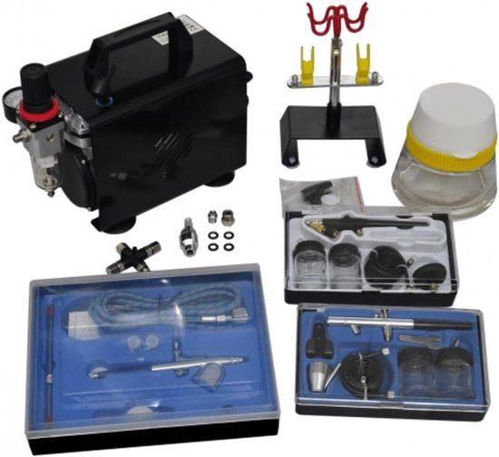 Airbrush Compressor Set – Airbrush Set – Spray Set, Hobby en Vrije tijd, Overige Hobby en Vrije tijd, Nieuw, Verzenden