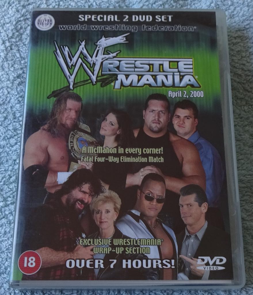 WWF Wrestlemania 16 - 2x DVD set, Gebruikt, Vanaf 16 jaar, Vechtsport, Boxset