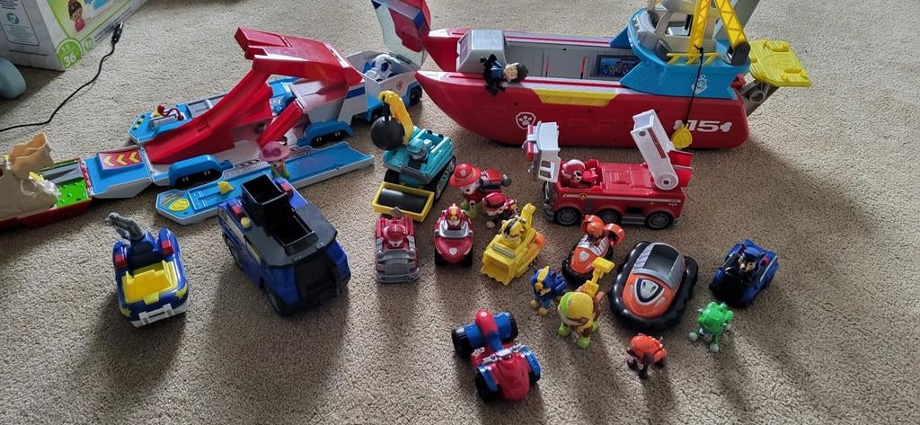 Grote Paw Patrol speelgoedset, Ophalen, Gebruikt