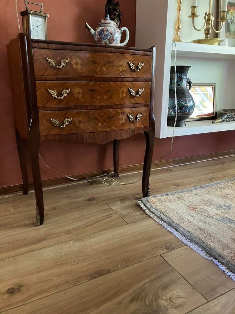 Antiek ladekastje / commode, Huis en Inrichting, Kasten | Ladekasten, Ophalen, Gebruikt, 50 tot 100 cm, 3 of 4 laden