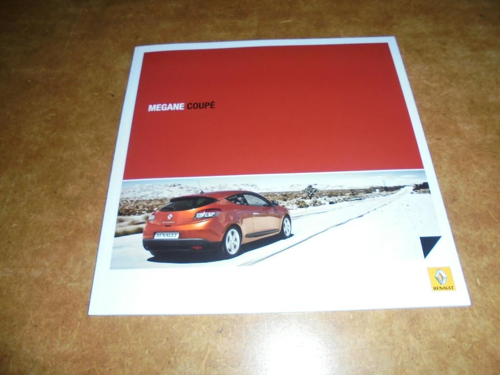 brochure Renault Megane Coupé  2009, Ophalen of Verzenden, Nieuw, Renault