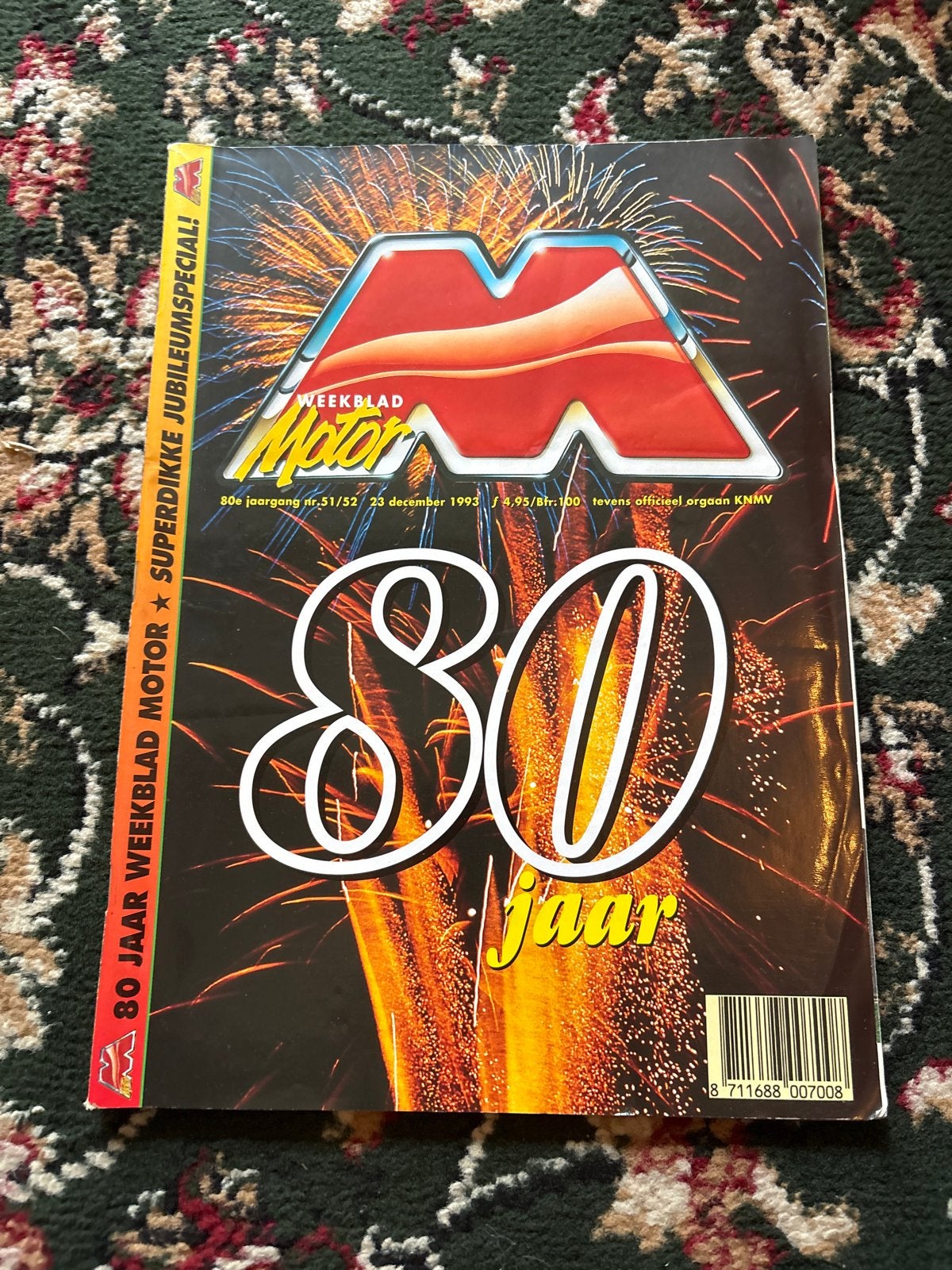 Weekblad Motor Jubileumspecial 80 Jaar - December 1993, Boeken, Ophalen of Verzenden, Zo goed als nieuw, Overige typen