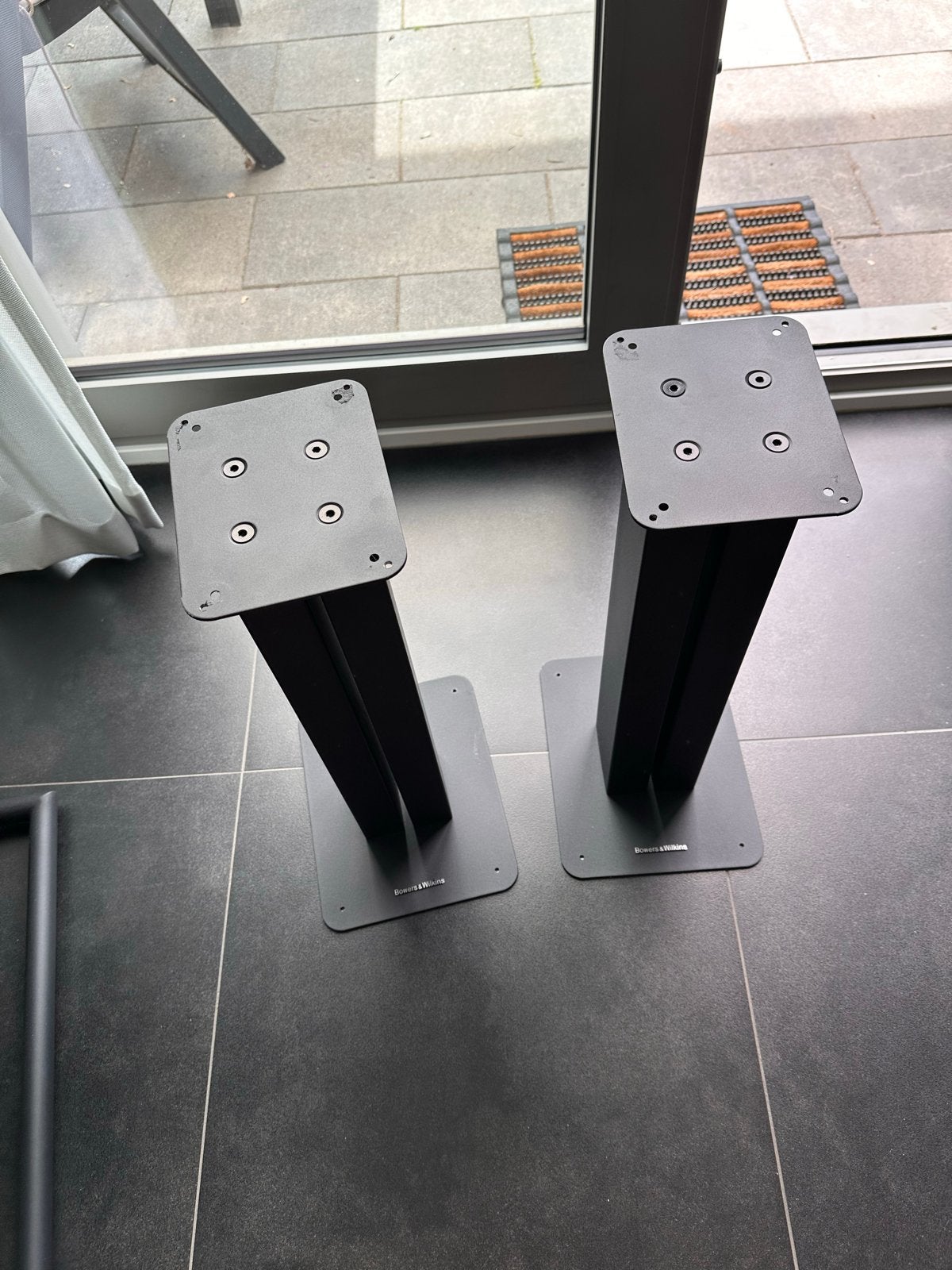 Set B&W speaker standjes, Ophalen, Gebruikt, Overige typen, Bowers & Wilkins (B&W)