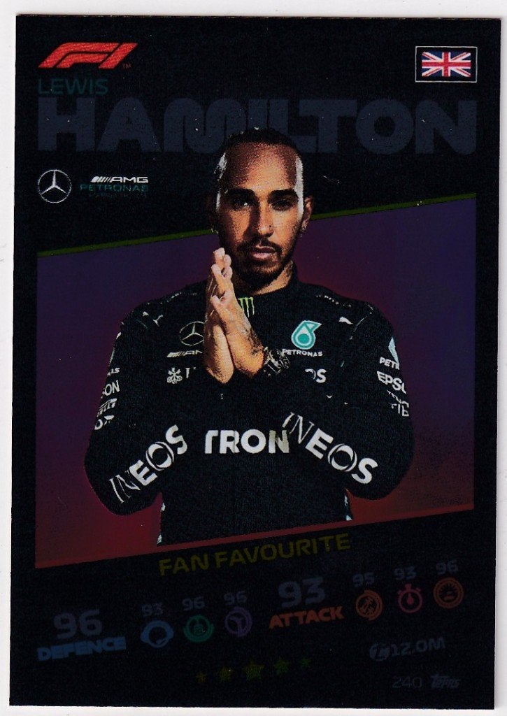 Lewis Hamilton Fan Favourite #240, Verzenden, Nieuw, Formule 1