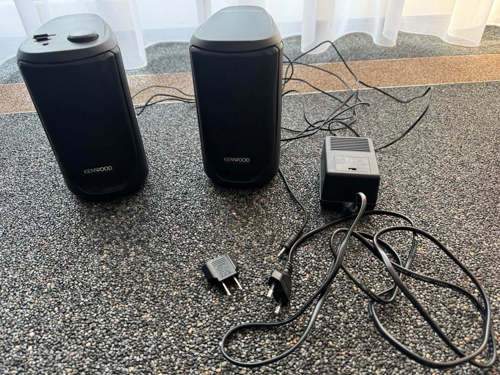 Kenwood Active Speakers, Audio, Tv en Foto, Luidsprekers, Ophalen, Gebruikt, Front, Rear of Stereo speakers, Overige merken