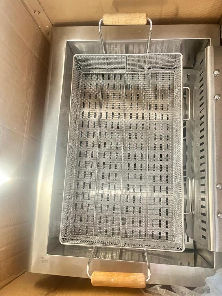 Maxima Friteuse 20 liter - Nieuw in doos met Aftapkraan, Witgoed en Apparatuur, 4 liter of meer, Ophalen of Verzenden, Nieuw, Uitneembare binnenpan