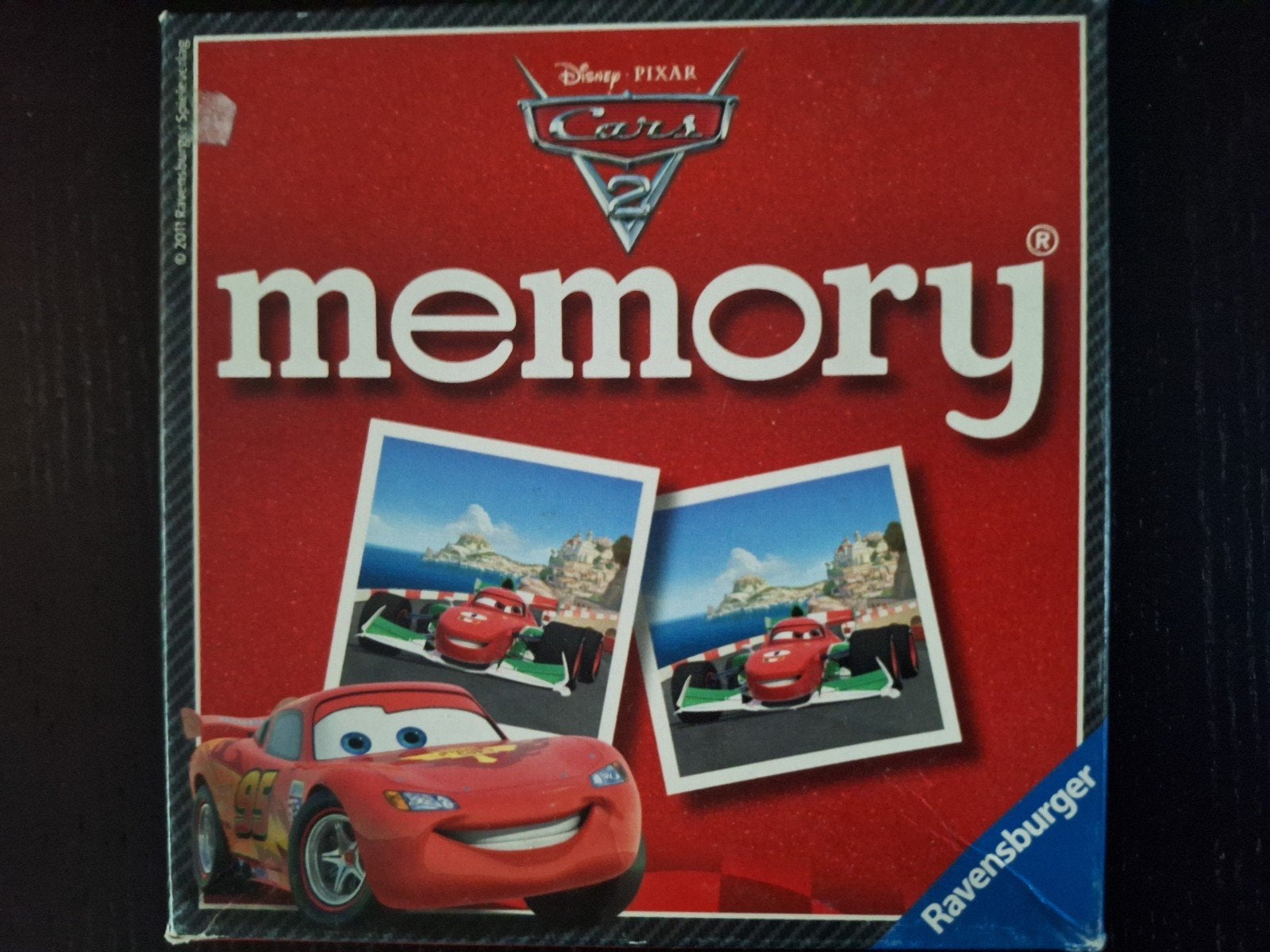 Disney Pixar Cars 2 Memory spel van Ravensburger, Drie of vier spelers, Ophalen of Verzenden, Gebruikt, Ravensburger