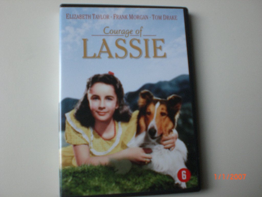 dvd Courage of Lassie Elizabeth Taylor Frank Morgan Tom Drak, Ophalen of Verzenden, Zo goed als nieuw, Actie en Avontuur, 1940 tot 1960