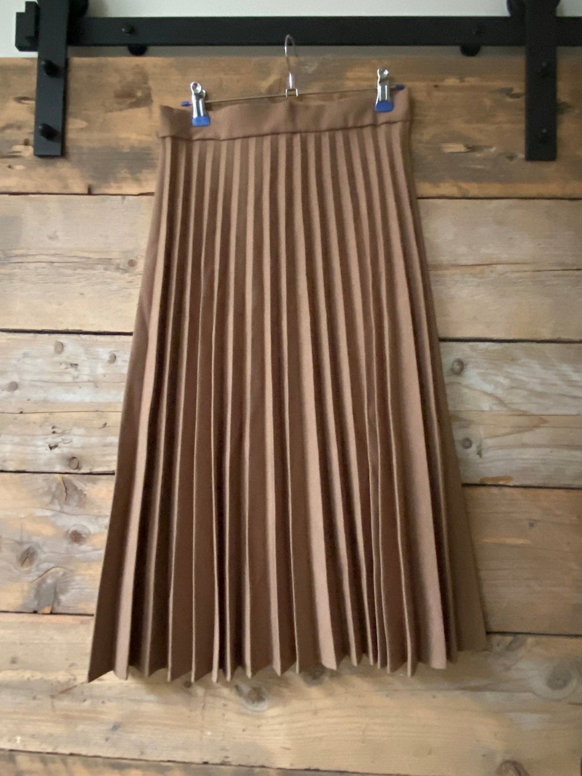 Plooienrok Plissé maat XS/S,  zonder onderrok, Kleding | Dames, Verzenden, Beige, Zo goed als nieuw, Maat 36 (S)