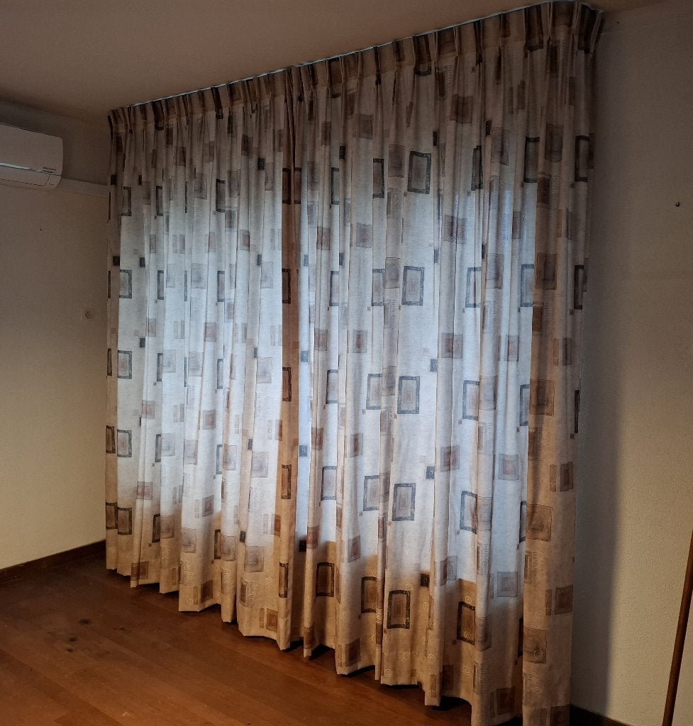 Gordijnen 300 x 250, Overgordijn, Overige merken, Met haken, Ophalen of Verzenden