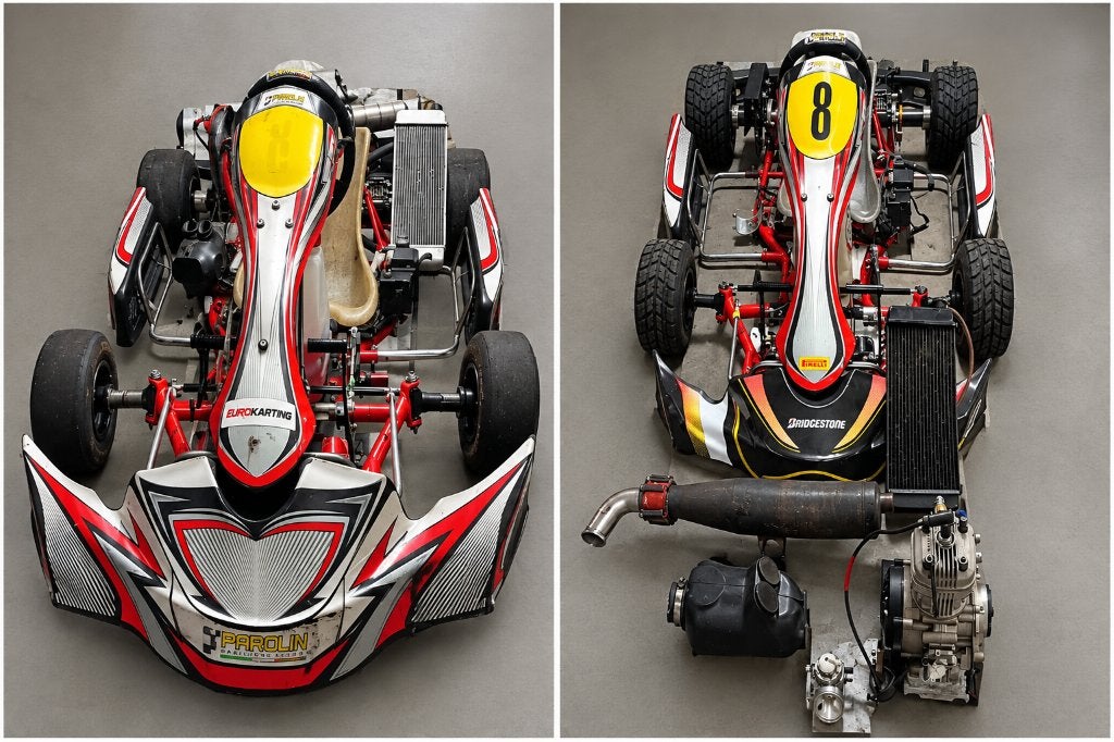 2x parolin iame X30 junior, Ophalen, Gebruikt, Kart