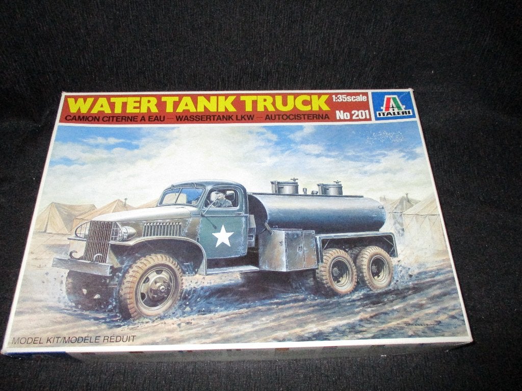D-136,ITALERI 1-35,NO,201,Water Tank Truck, Overige merken, 1:32 tot 1:50, Overige typen, Nieuw
