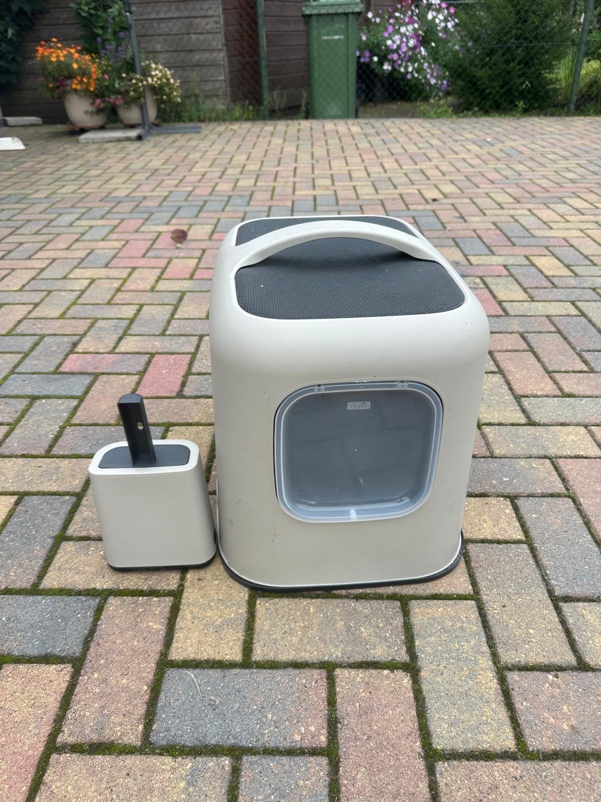 My Pet zandkleuringe kattenbak, zo goed als nieuw, Dieren en Toebehoren, Ophalen, Zo goed als nieuw