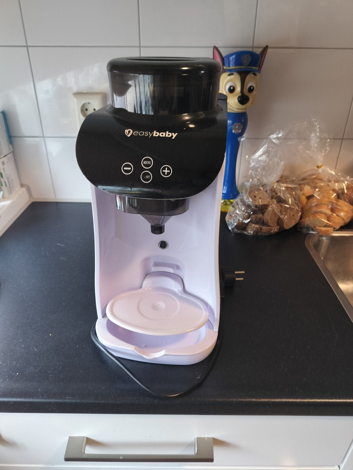 Easybaby Flessenwarmer/Flessenbereider, Kinderen en Baby's, Babyvoeding en Toebehoren, Ophalen of Verzenden, Gebruikt, Flessen- of potjesverwarmer