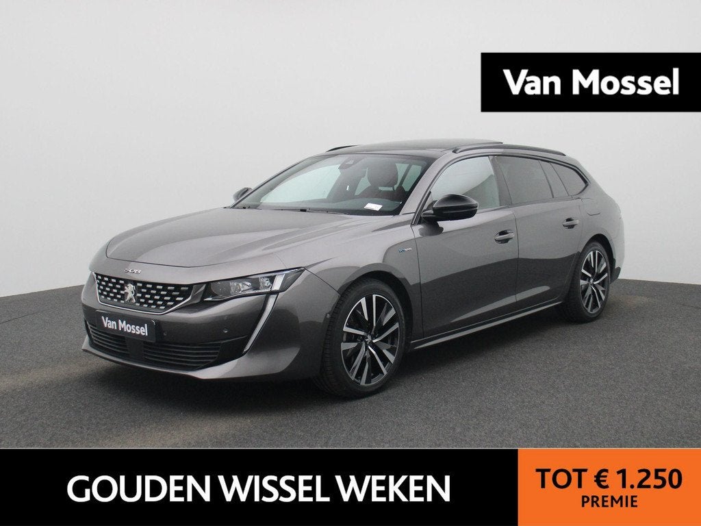 Peugeot 508 SW 1.6 Hybrid 225 e-EAT8 GT | PANORAMADAK | ACHT, Auto's, Peugeot, Stof, Gebruikt, 4 cilinders, 1820 kg