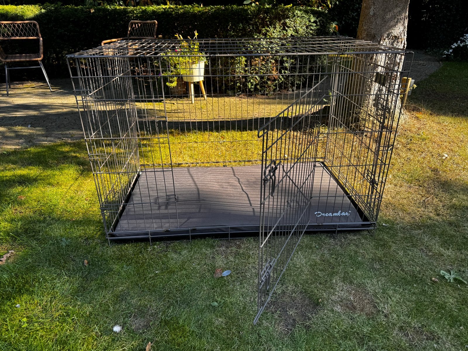 Flamingo grote hondenbench draadkooi XXL, Ophalen, Gebruikt