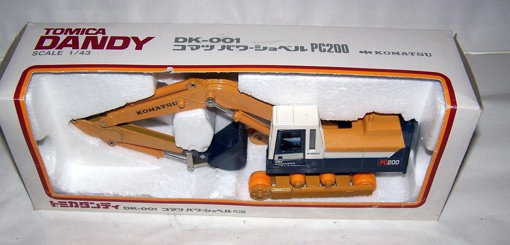 Tomica Dandy DK-001 Komatsu PC200 graafmachine. Nieuw/boxed., Ophalen of Verzenden, Nieuw