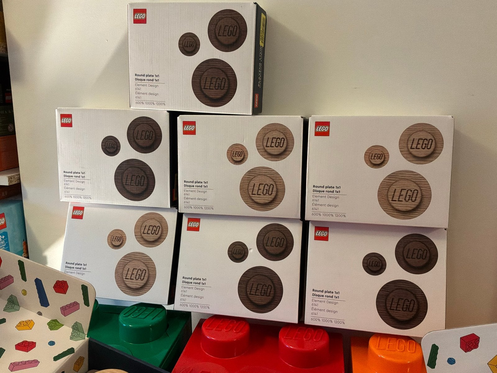 Nieuwe LEGO houten kapstok - Copenhagen design, Overige typen, Nieuw, Ophalen of Verzenden, Minder dan 100 cm