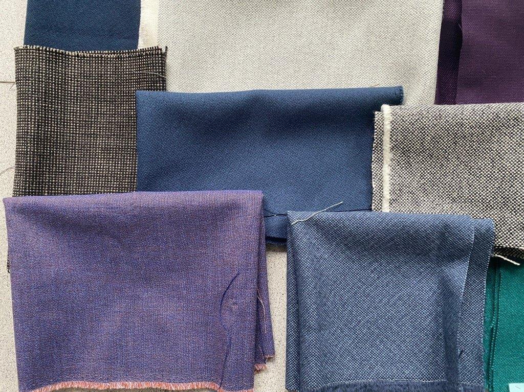 Bundel meubelstofffen (24x): Kvadrat De Ploeg Keymer Gabriel, Wol, Overige kleuren, Nieuw, Ophalen of Verzenden
