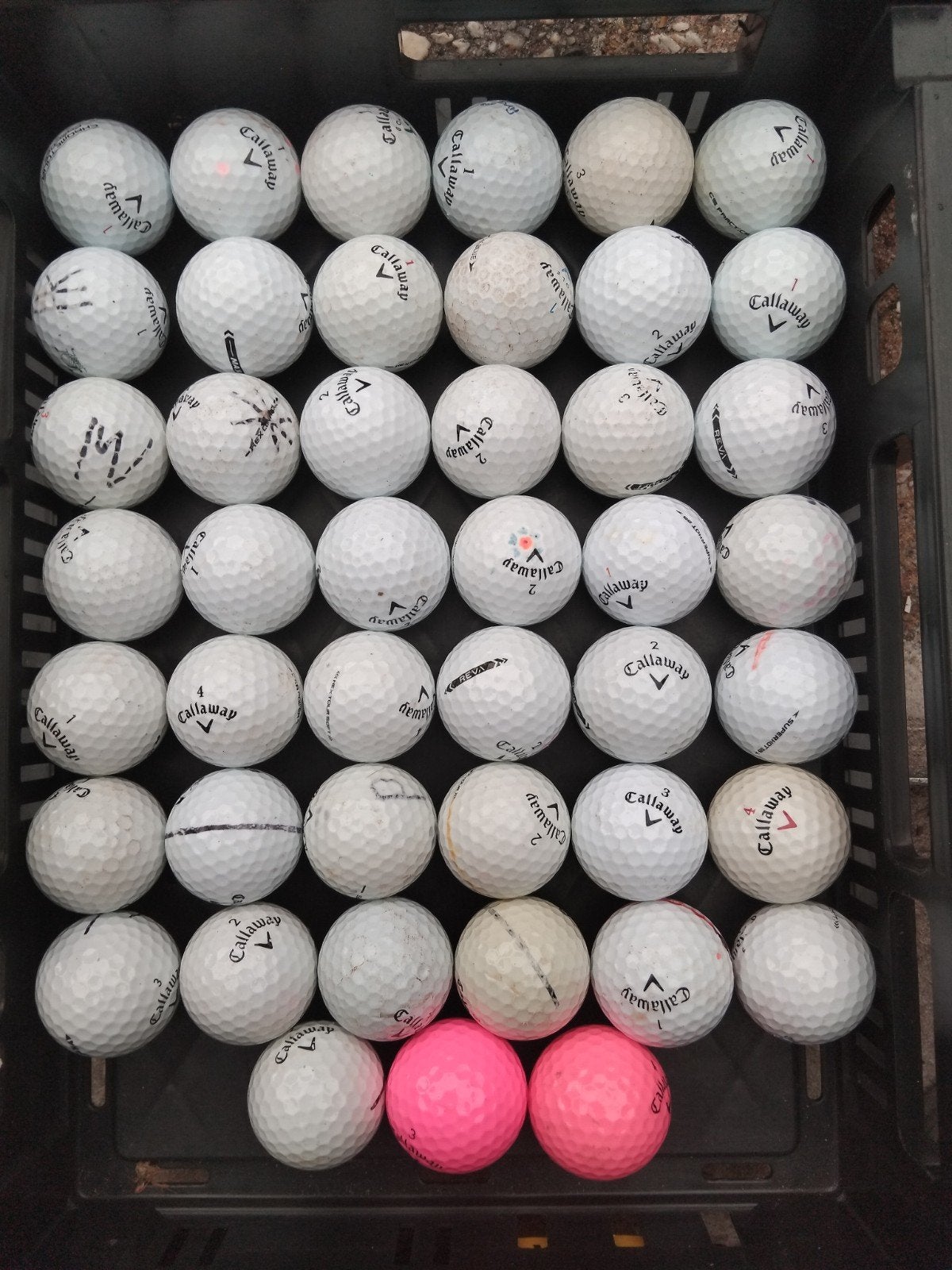 Golfballen Callaway mix, Ophalen of Verzenden, Gebruikt, Bal(len), Callaway