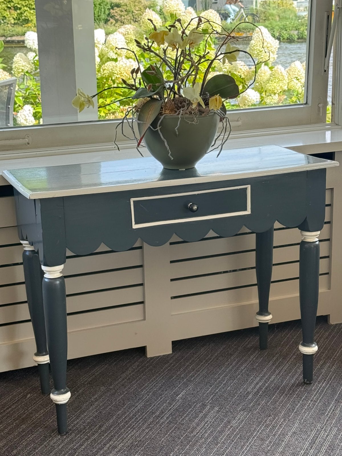 Sidetable, Ophalen, Zo goed als nieuw, 25 tot 50 cm, Rechthoekig