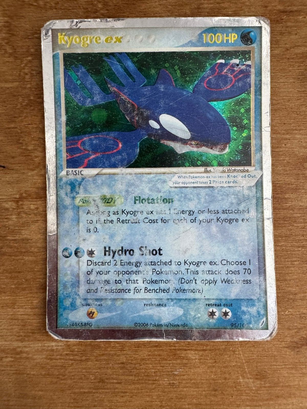 Pokémon Kyogre ex 95/100 EX Deoxys Kaart - Gebruikt, Hobby en Vrije tijd, Verzamelkaartspellen | Pokémon, Ophalen of Verzenden