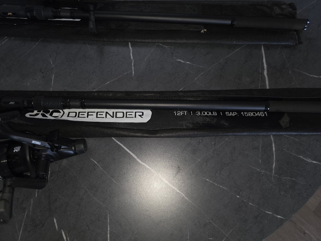 2x Jrc defender 12ft 3.00lb sap:1580461, Watersport en Boten, Hengelsport | Karpervissen, Ophalen, Overige typen