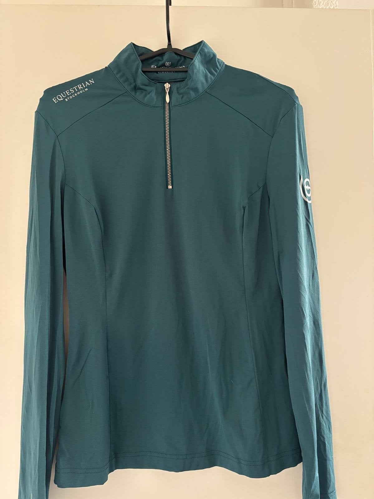 Equestrian Stockholm shirt maat S, emerald groen, Ophalen of Verzenden, Gebruikt