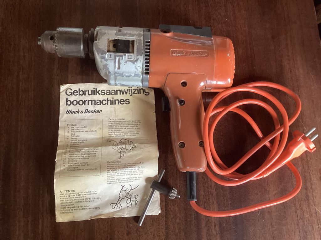Vintage Black & Decker DNJ 84 SE Klopboormachine, Ophalen, Overige typen