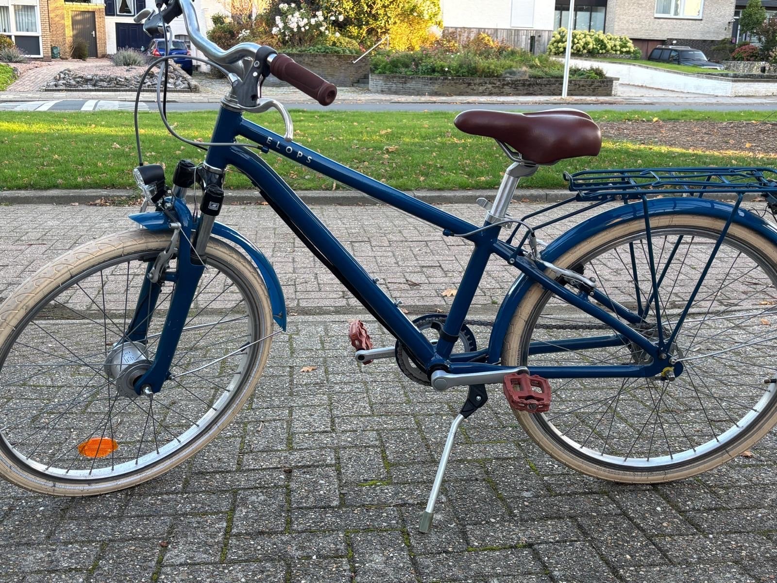 BTWIN / Elops 900 - 24 inch kinderfiets (9-12 jaar), Ophalen, Gebruikt, Velgrem, 20 inch of meer