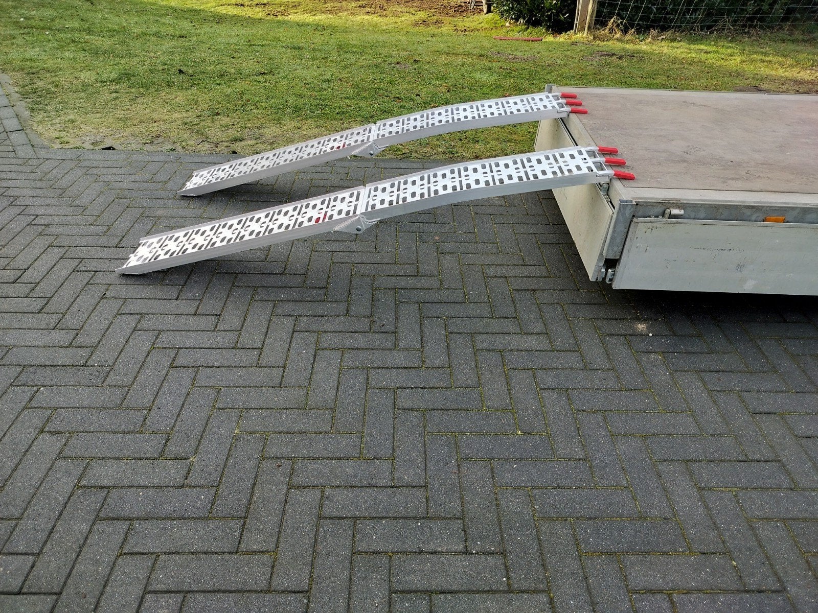 Oprijplaten set aluminium opvouwbaar, Ophalen of Verzenden, Nieuw