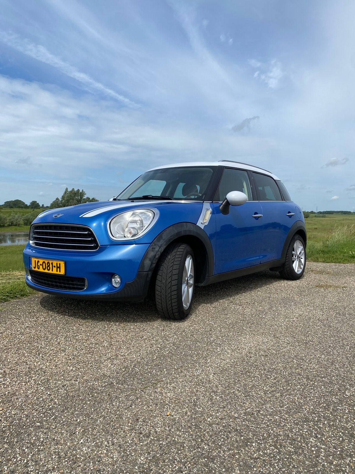 Opvallende Mini Countryman 1.6 Cooper 2012 - APK Gekeurd, Voorwielaandrijving, Stof, Zwart, Blauw