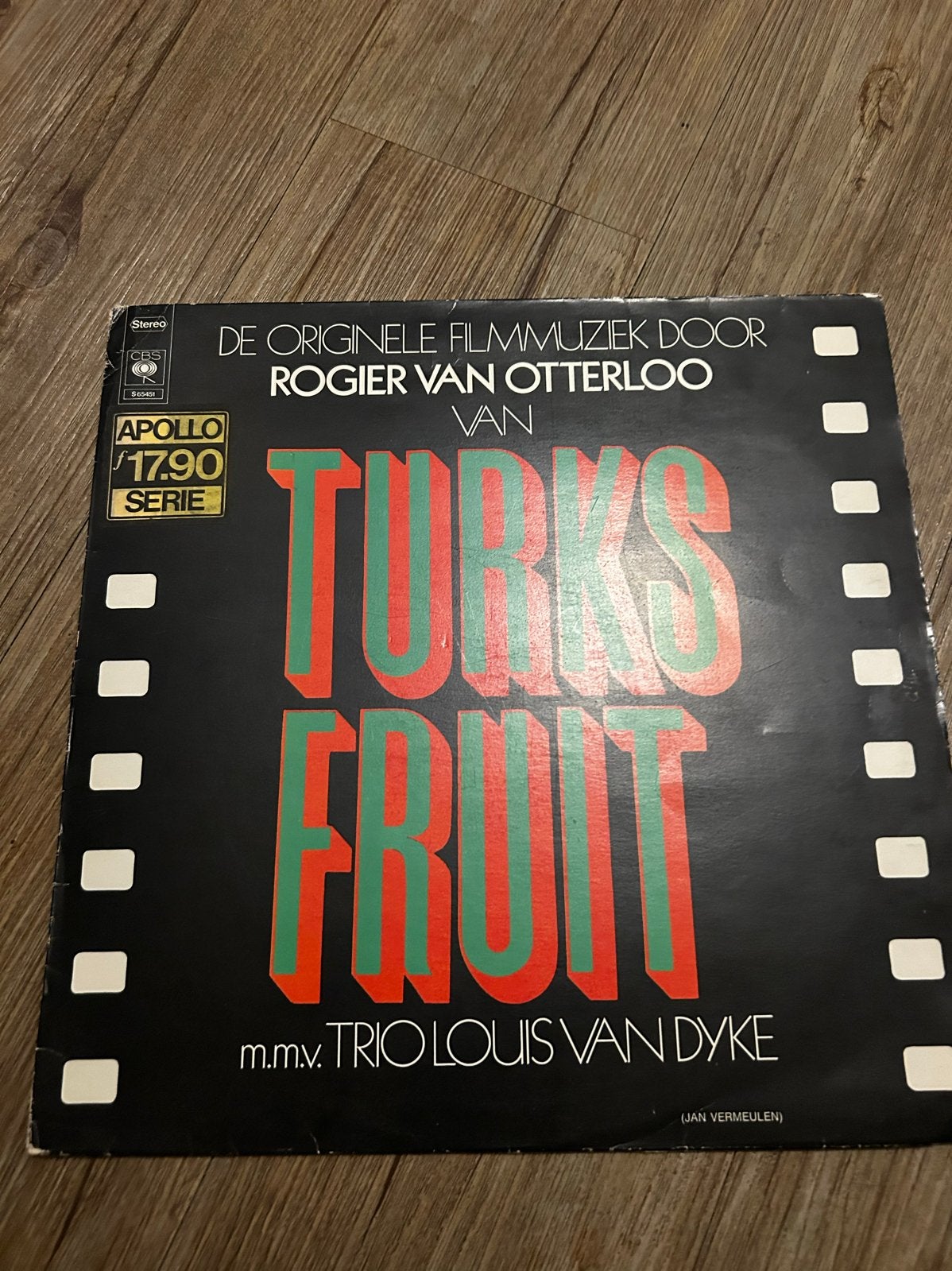 Turks Fruit - Originele Filmmuziek LP (Rogier van Otterloo), LP, Film en Theater, Gebruikt, Ophalen of Verzenden