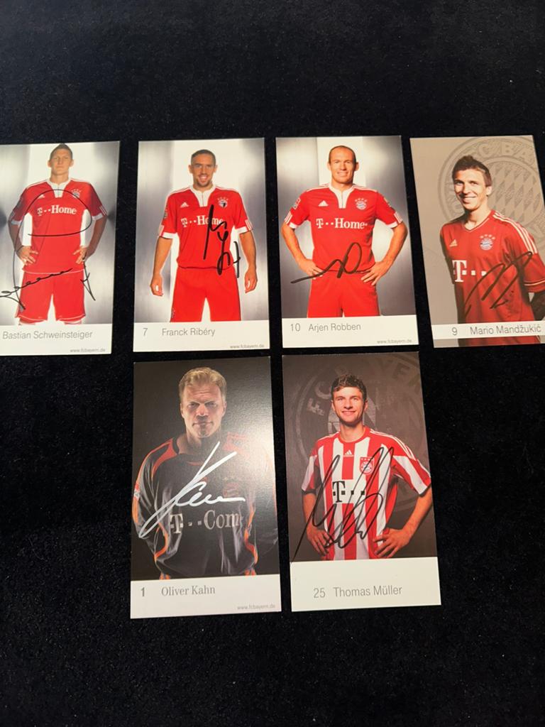 Arjen Robben, Thomas Müller, Schweinsteiger, Ribéry T-mobile, Verzamelen, Ophalen of Verzenden, Zo goed als nieuw, Buitenlandse clubs