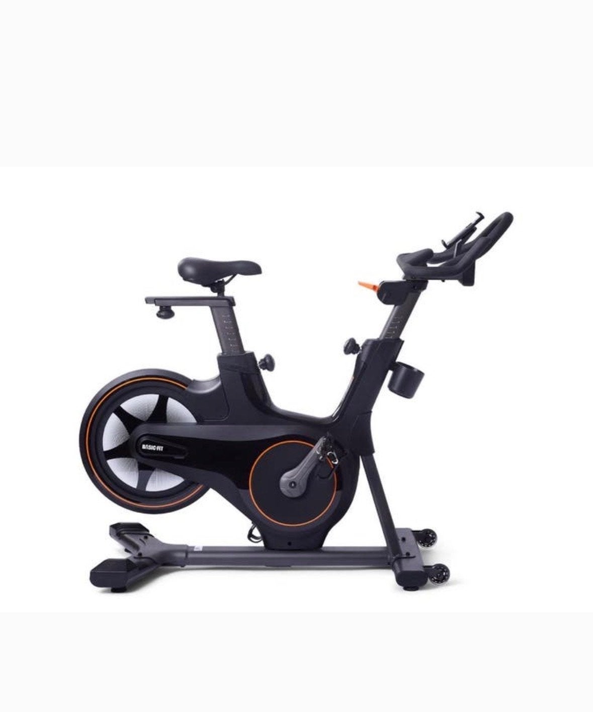 Basic Fit Spinningfiets - Perfect voor Thuis Workouts, Sport en Fitness, Fitnessapparatuur, Ophalen, Gebruikt, Spinningfiets, Metaal
