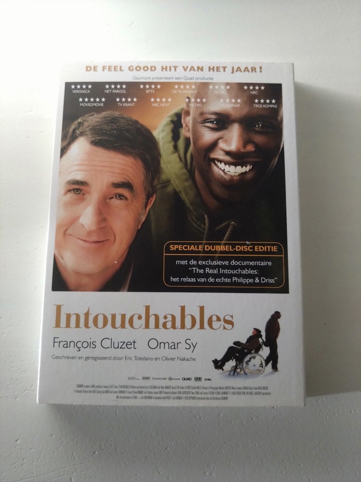 Intouchables  DVD speciale dubbel-disc Editie, Cd's en Dvd's, Vanaf 12 jaar, Ophalen of Verzenden, Zo goed als nieuw, Waargebeurd drama