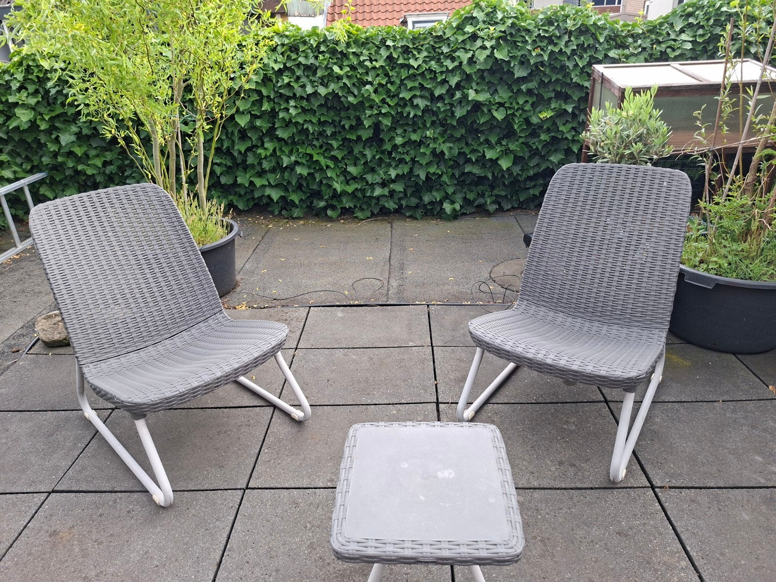 Keter Rio loungeset NOG 1  set, Tuin en Terras, Ophalen, Gebruikt, Kunststof