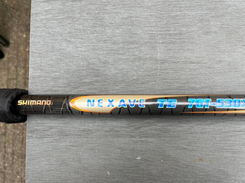 Nieuw Shimano Nexave TE 7 GT 530 Bolo werphengel, Ophalen of Verzenden, Zo goed als nieuw, Werphengel