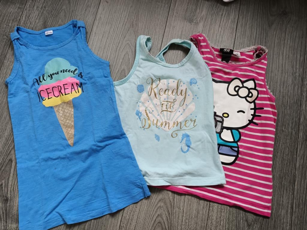 Kledingpakket meisjes: zomerkleding maat 98, Ophalen, Gebruikt, Diverse, Meisje