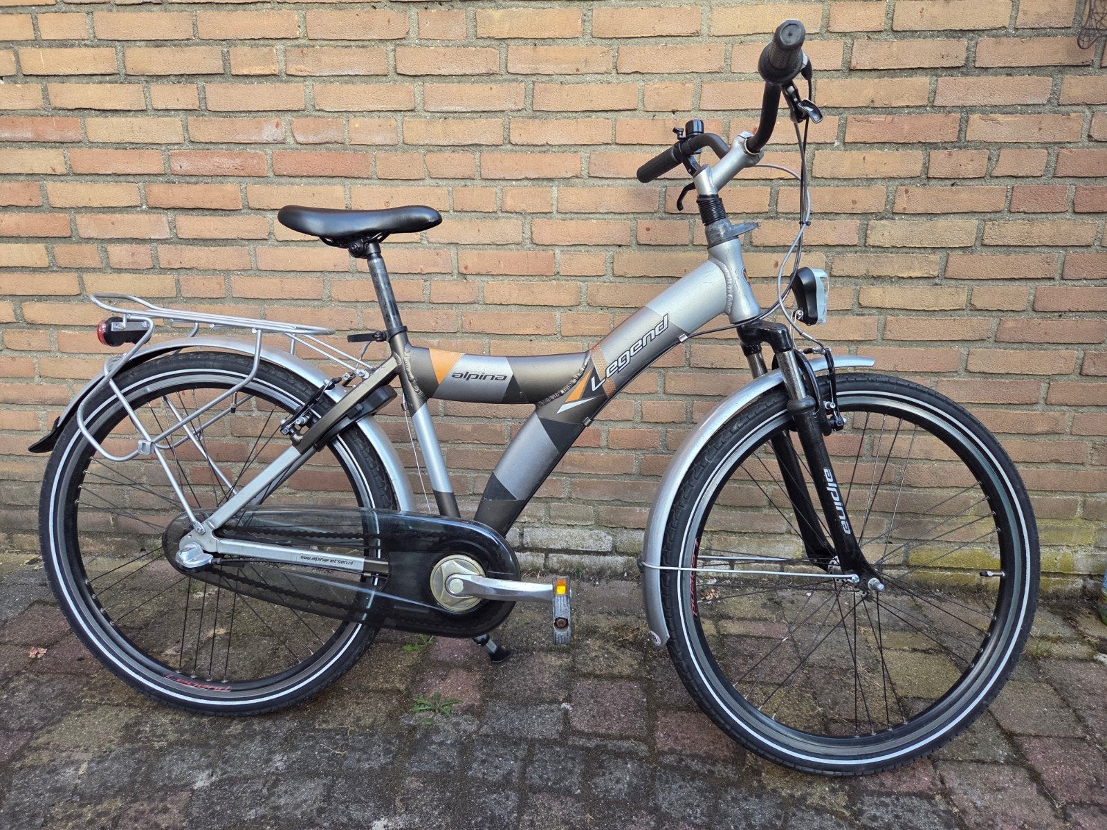 Alpina Legend jongensfiets 26 inch, Terugtraprem, Gebruikt, Alpina, Versnellingen