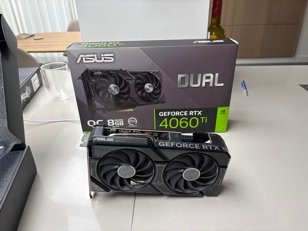 ASUS Dual OC GeForce RTX 4060 Ti 8GB Videokaart, Computers en Software, Videokaarten, GDDR6, PCI-Express 4, Ophalen of Verzenden