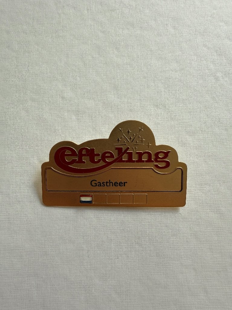 Efteling Naambadge, Verzenden, Nieuw, Button of Speldje