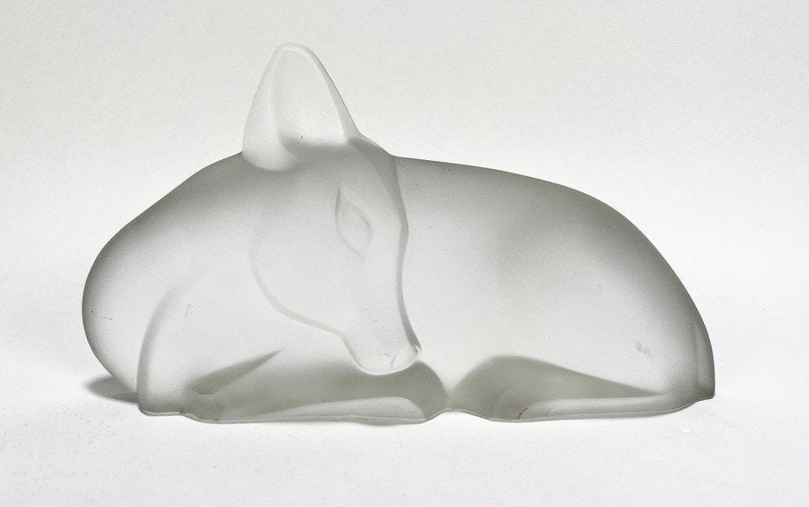 49. Glazen beeld, Lucienne Bloch, Glasfabriek Leerdam - 1934, Antiek en Kunst, Ophalen