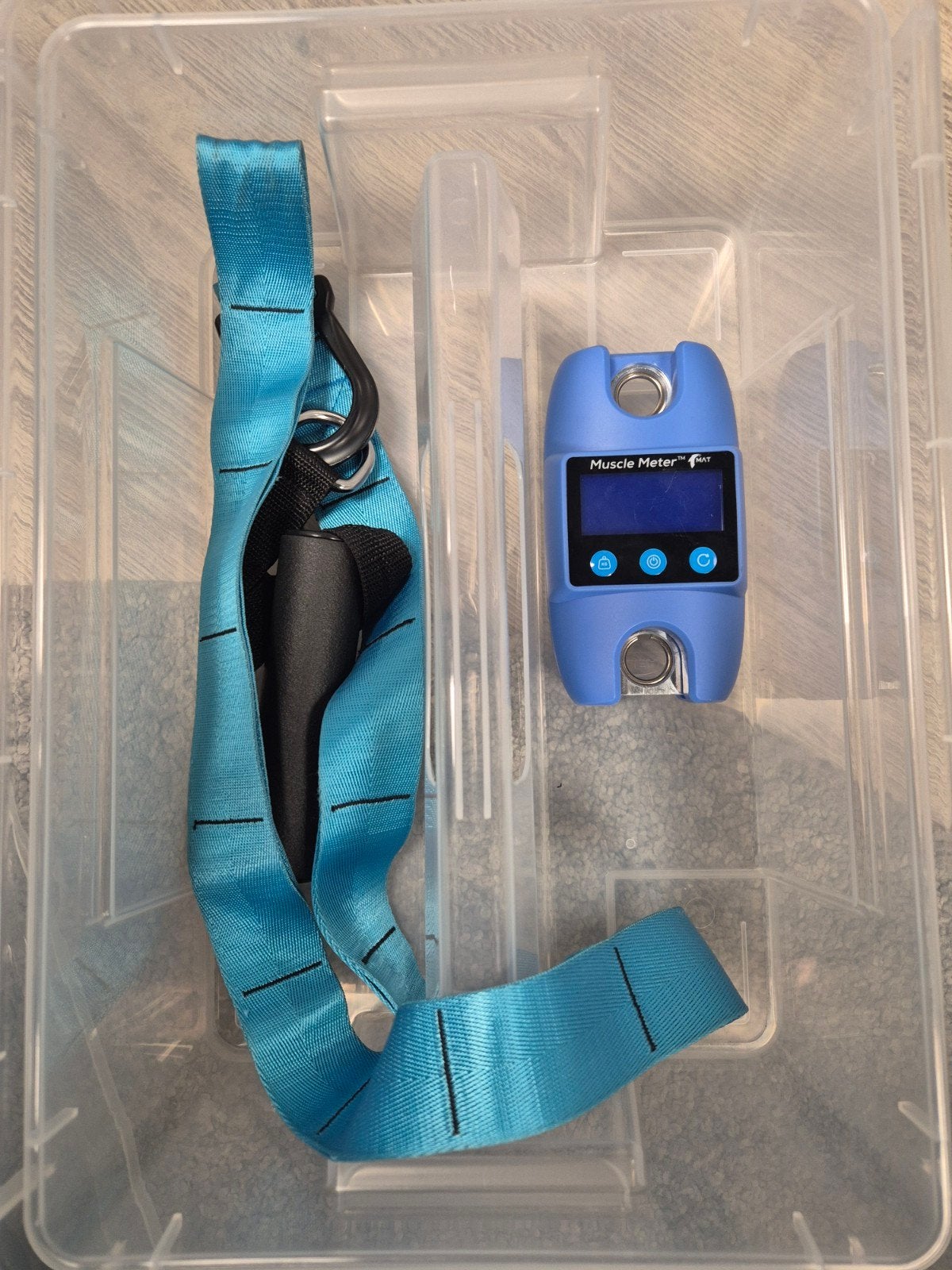 Muscle Meter FAT - Krachtmeter voor spierkracht, Ophalen of Verzenden, Zo goed als nieuw