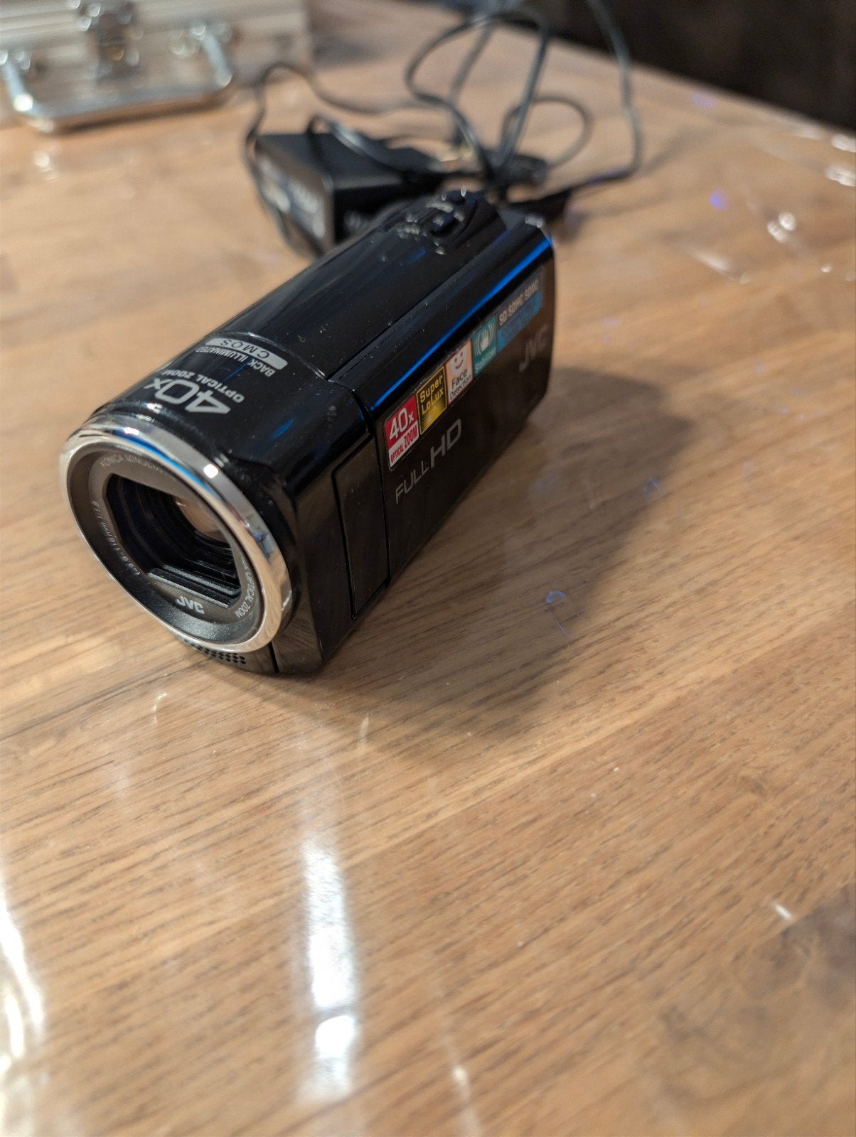 JVC GZ-E158BE Full HD videocamera - Nieuwstaat, Full HD, JVC, 20x of meer, Nieuw